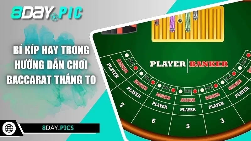 Bí kíp hay trong hướng dẫn chơi Baccarat thắng to