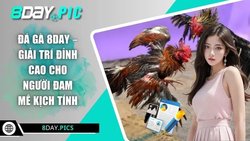 Đá Gà 8DAY – Giải Trí Đỉnh Cao Cho Người Đam Mê Kịch Tính