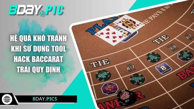 Hệ quả khó tránh khi sử dụng tool hack baccarat trái quy định