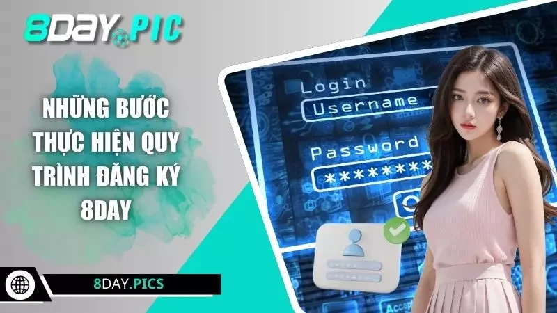 Những bước thực hiện quy trình đăng ký 8DAY