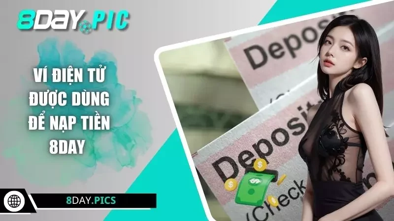 Ví điện tử được dùng để nạp tiền 8DAY